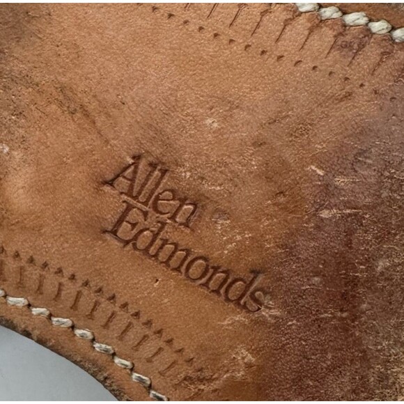 Allen Edmonds Bridgeton Kiltie Tassel Loafers Men’s 8D Black Leather Brogue Shoe main image 5